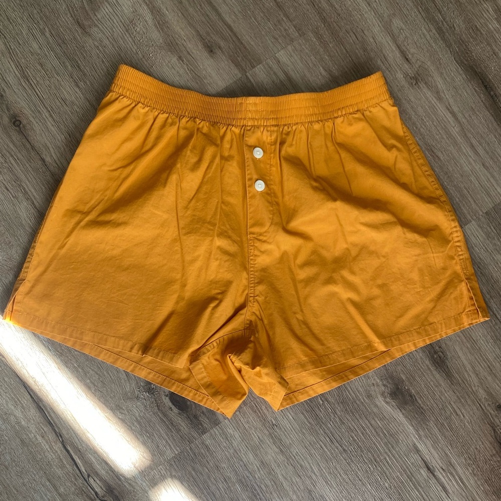 NWT Aritzia Wilfred Free Poplin Boxer Shorts